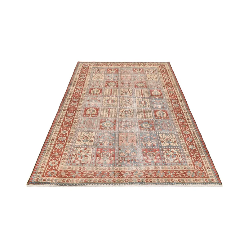 Vintage Teppich 197x292cm - dunkelbeige