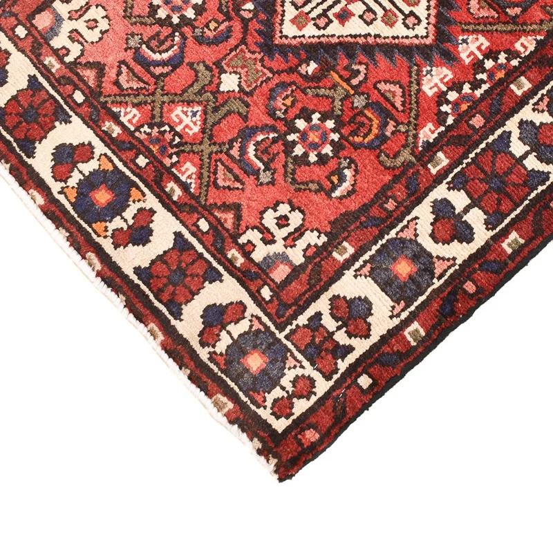 Hamadan Teppich 66x80cm - Perserteppich - rot