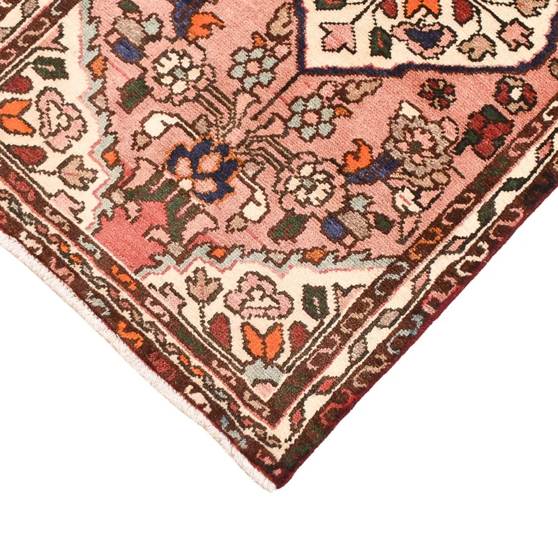 Hamadan Teppich 59x105cm - Perserteppich - hellrot