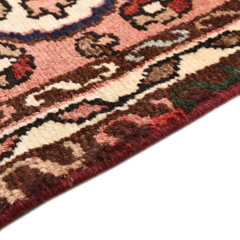 Hamadan Teppich 59x105cm - Perserteppich - hellrot