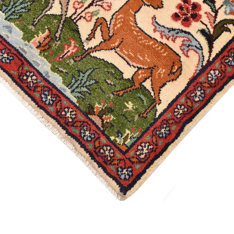 Perserteppich - Nomadic - 46 x 62 cm - mehrfarbig