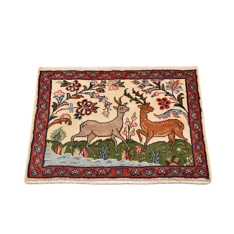 Perserteppich - Nomadic - 46 x 62 cm - mehrfarbig