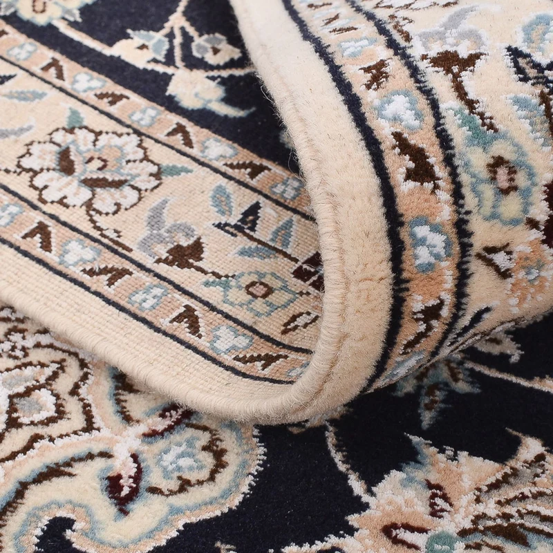 Nain - 9La Teppich 90x275cm - Perserteppich - dunkelblau