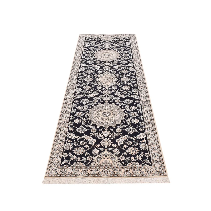 Nain - 9La Teppich 90x275cm - Perserteppich - dunkelblau