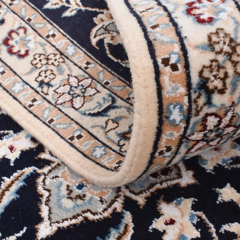Nain - 9La Teppich 72x220cm - Perserteppich - dunkelblau