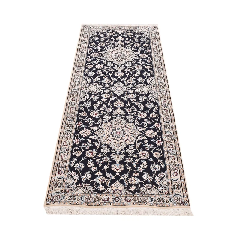 Nain - 9La Teppich 72x220cm - Perserteppich - dunkelblau