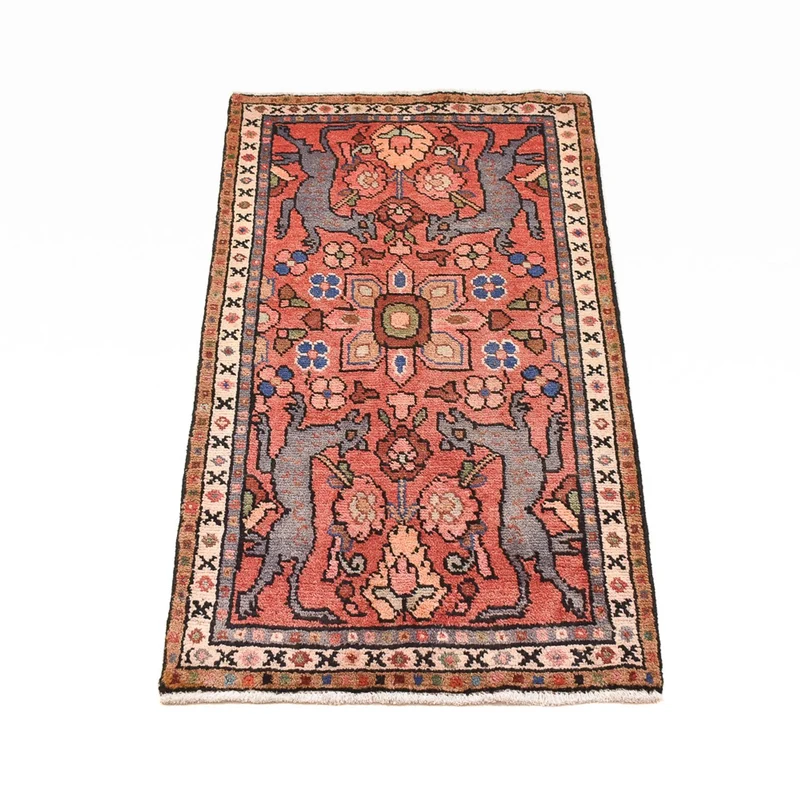 Perserteppich - Nomadic - 62 x 105 cm - hellrot