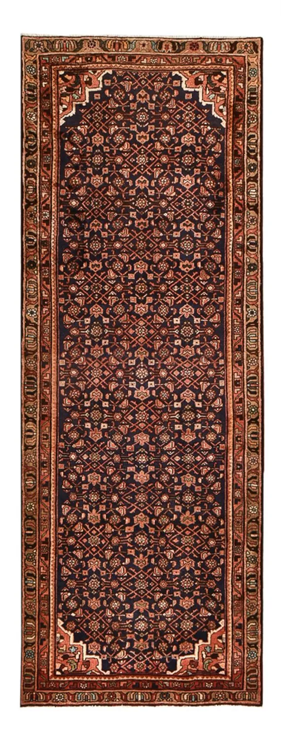 Hosseinabad Teppich 113x313cm - Perserteppich - dunkelrot