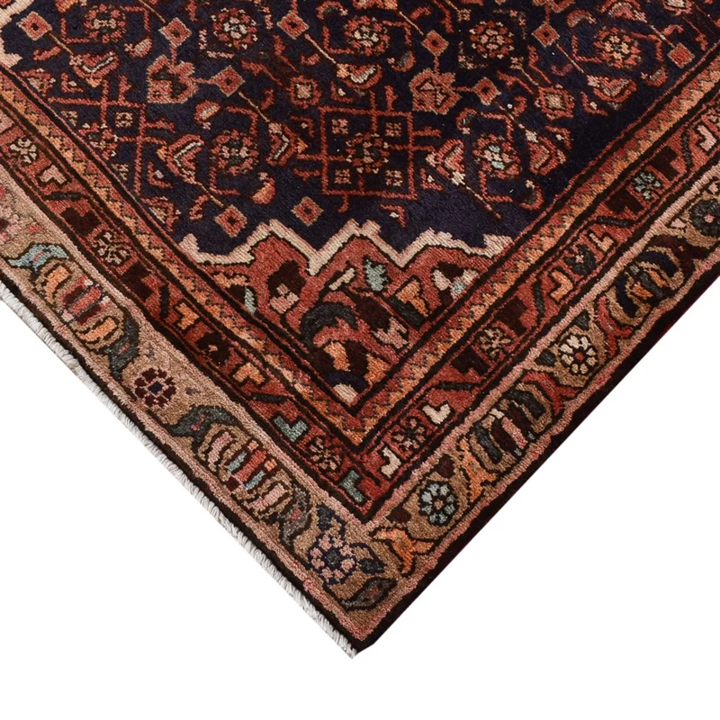 Hosseinabad Teppich 113x313cm - Perserteppich - dunkelrot