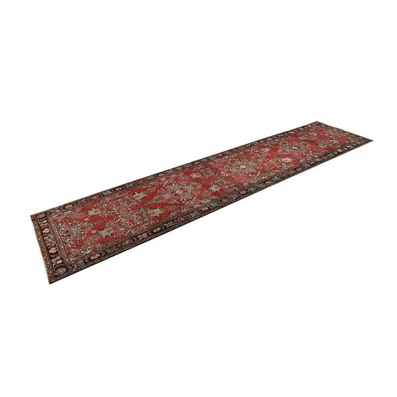 Läufer Perser - Täbriz - 95 x 433 cm - rot