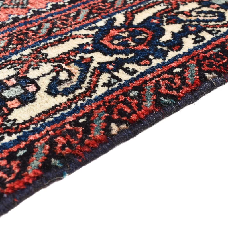 Hamadan Teppich 103x151cm - Perserteppich - hellrot