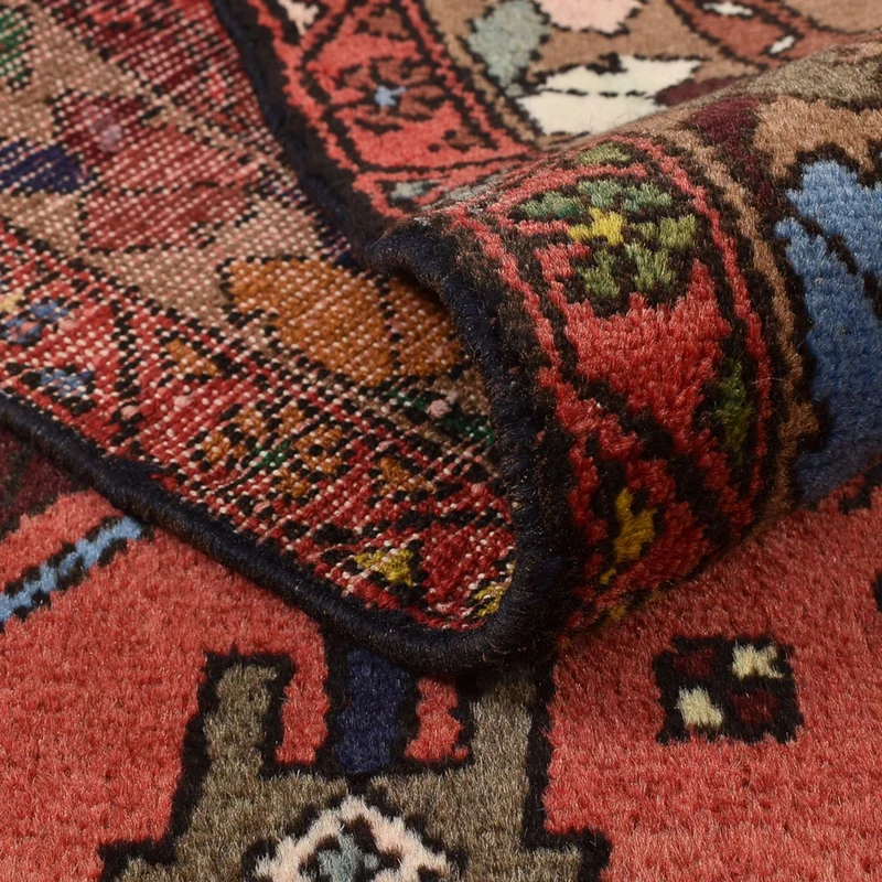 Perserteppich - Nomadic - 104 x 155 cm - hellrot