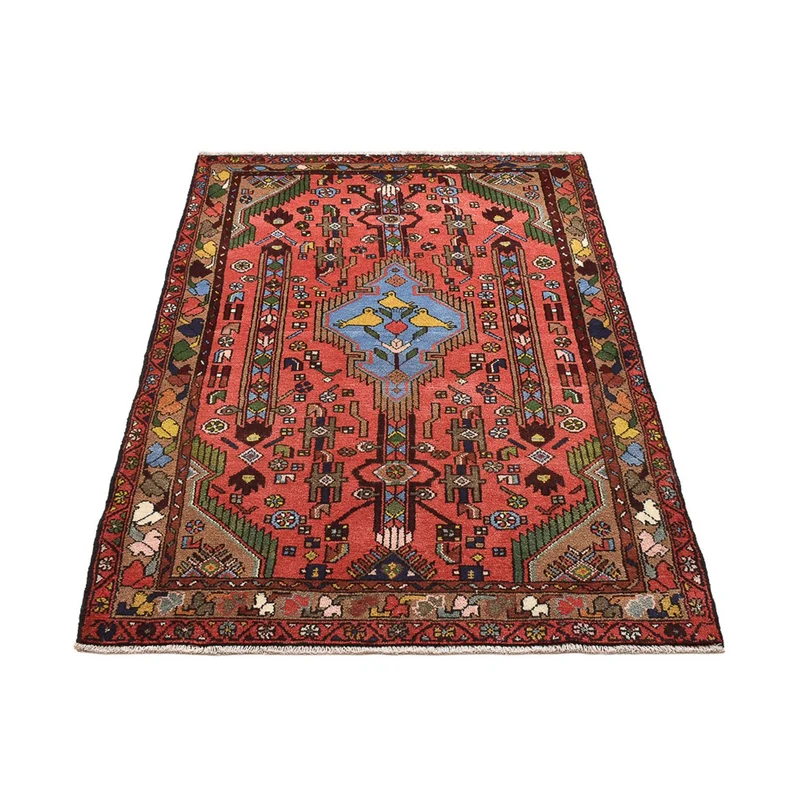 Perserteppich - Nomadic - 104 x 155 cm - hellrot