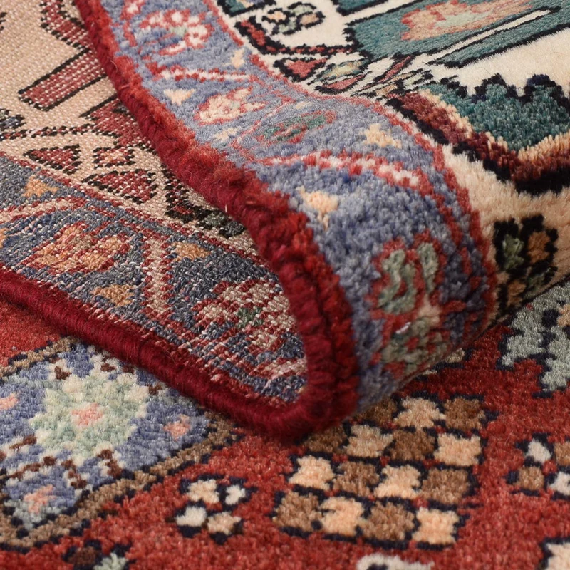 Perserteppich - Nomadic - 105 x 151 cm - rot