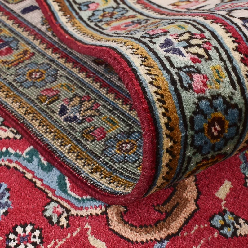 Täbriz Teppich 240x342cm - Perserteppich - rot