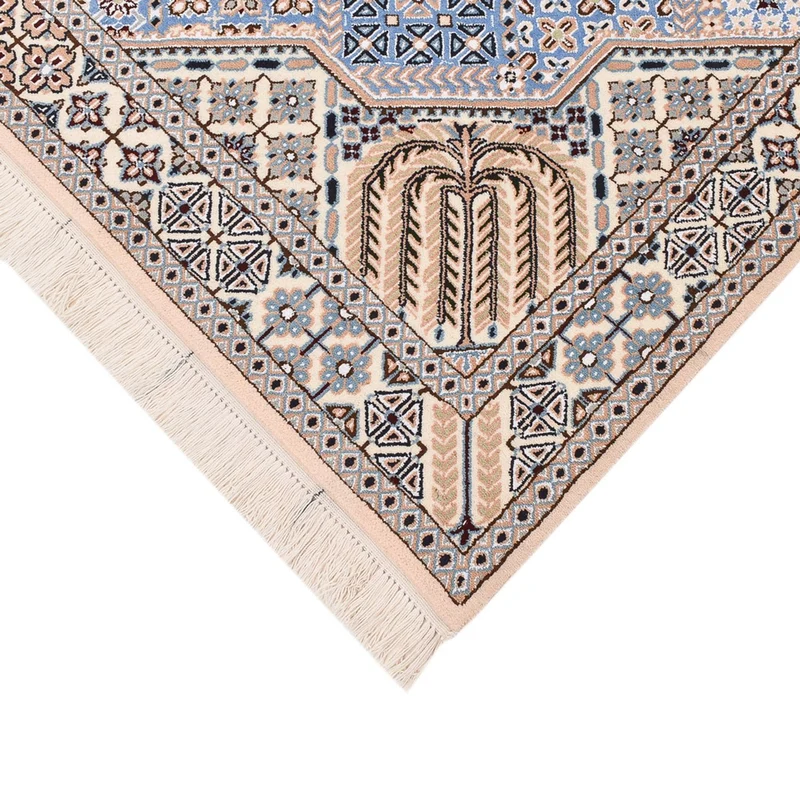 Nain - 9La Teppich 137x195cm - Perserteppich - hellblau