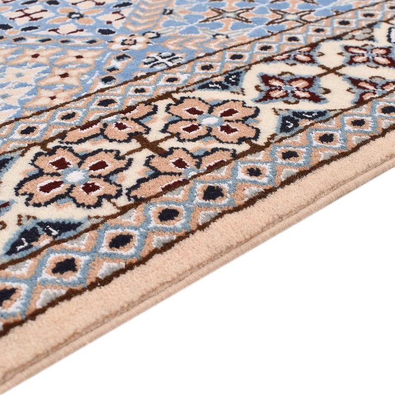 Nain - 9La Teppich 137x195cm - Perserteppich - hellblau