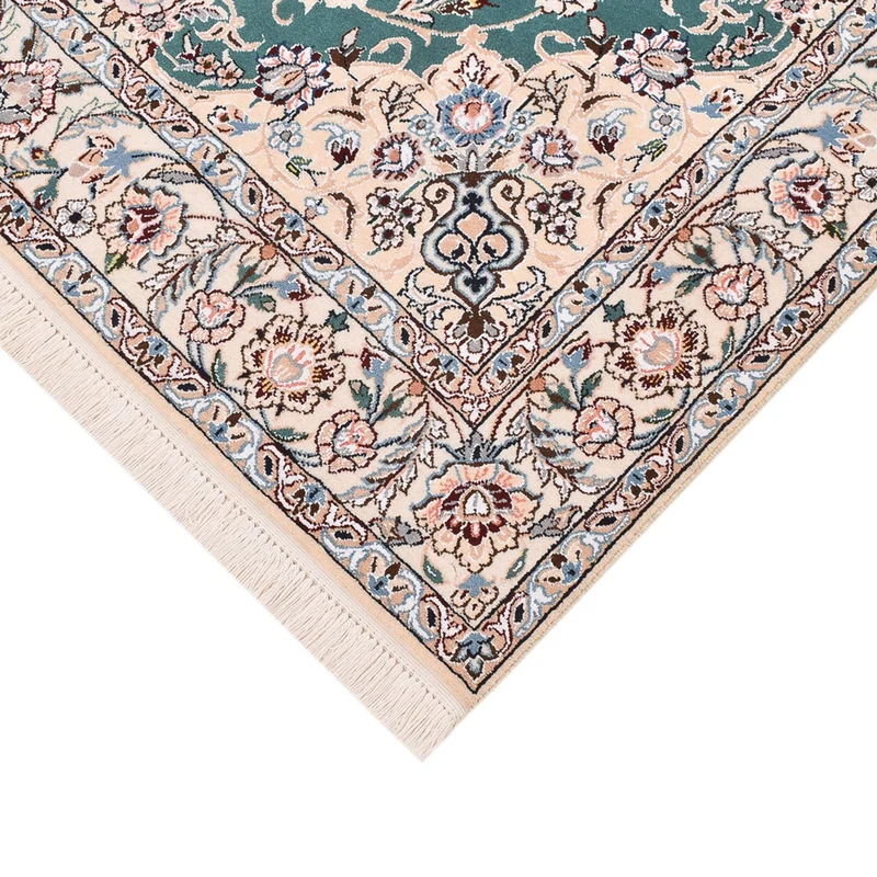 Perserteppich - Nain - Royal - 127 x 203 cm - grün