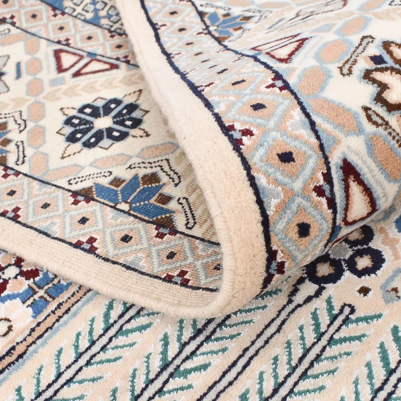 Nain - 9La Teppich 155x219cm - Perserteppich - hellblau