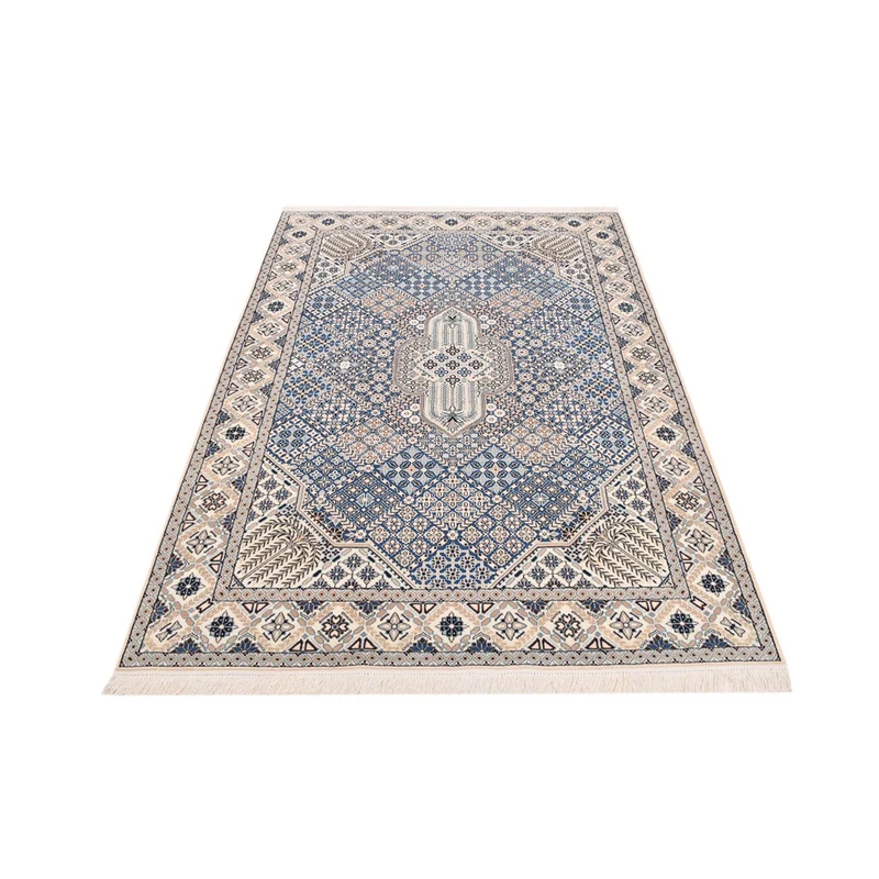 Nain - 9La Teppich 155x219cm - Perserteppich - hellblau