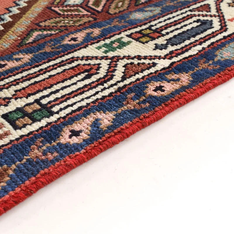 Hamadan Teppich 83x290cm - Perserteppich - hellrot