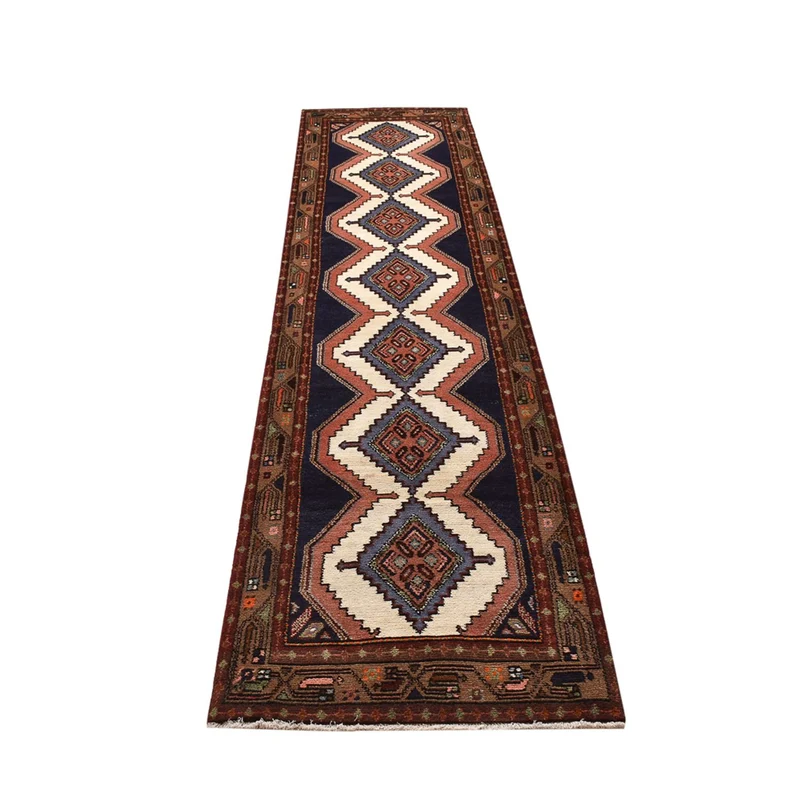 Hamadan Teppich 76x310cm - Perserteppich - mehrfarbig