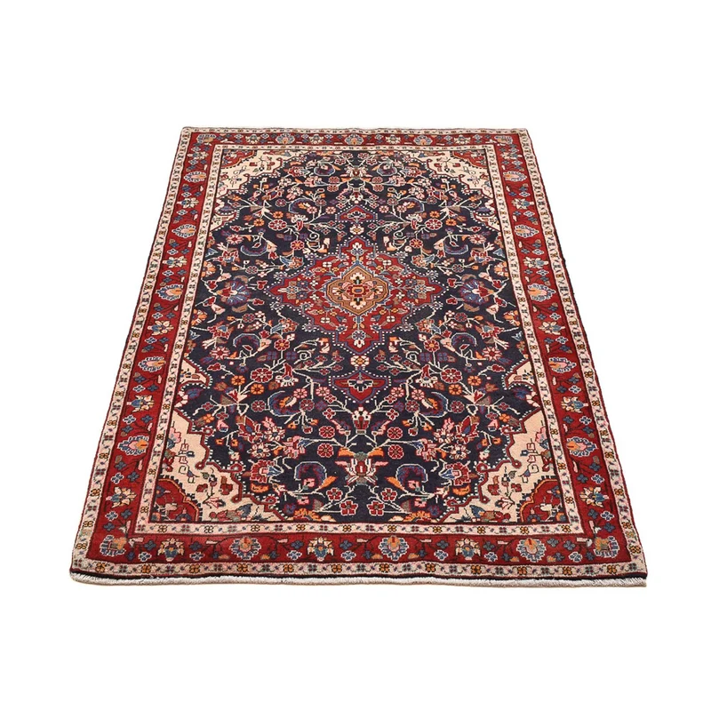Perserteppich - Nomadic - 98 x 145 cm - dunkelblau