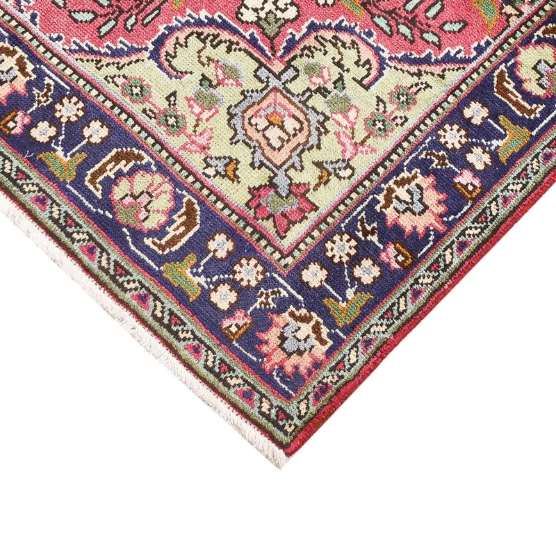 Täbriz Teppich 100x144cm - Perserteppich - hellrot