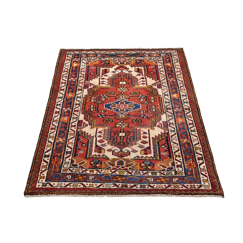 Perserteppich - Nomadic - 93 x 126 cm - mehrfarbig