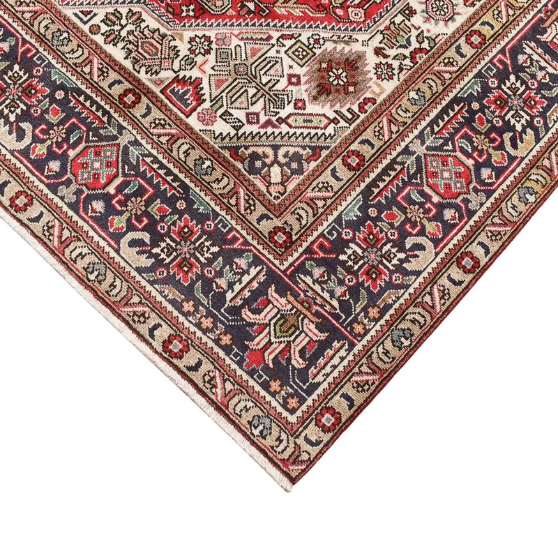 Täbriz Teppich 196x290cm - Perserteppich - rot