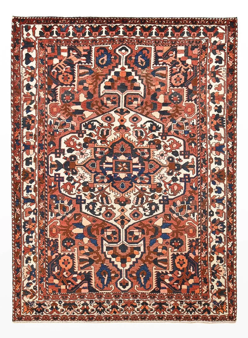 Bachtiar Teppich 218x302cm - Perserteppich - dunkelbraun