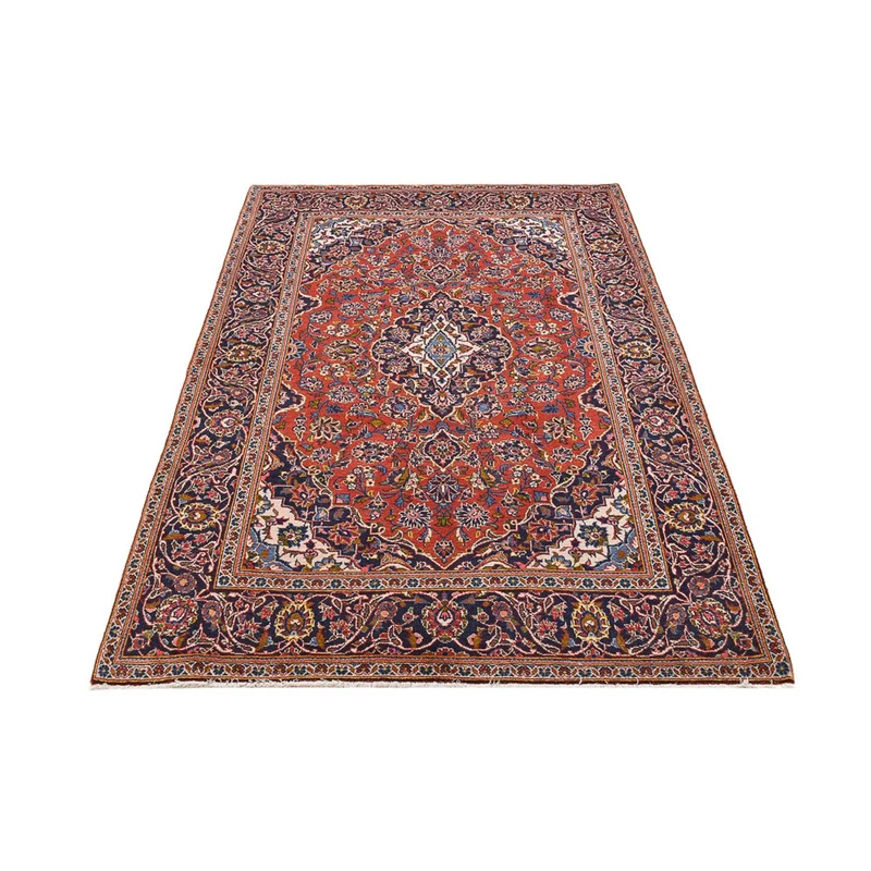 Perserteppich - Keshan - 140 x 210 cm - hellrot