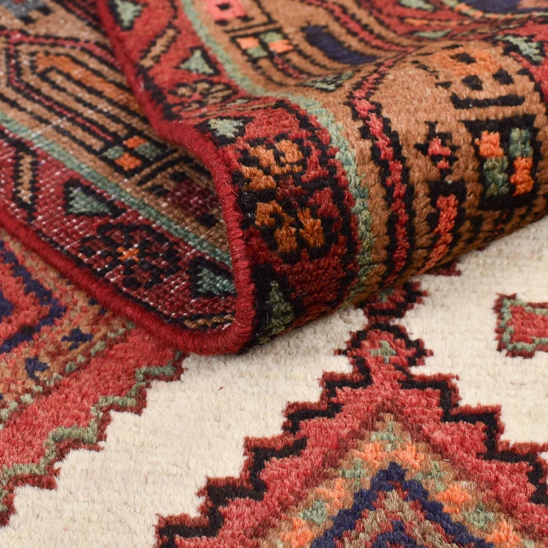 Ardebil Teppich 80x294cm - Perserteppich - dunkelbeige