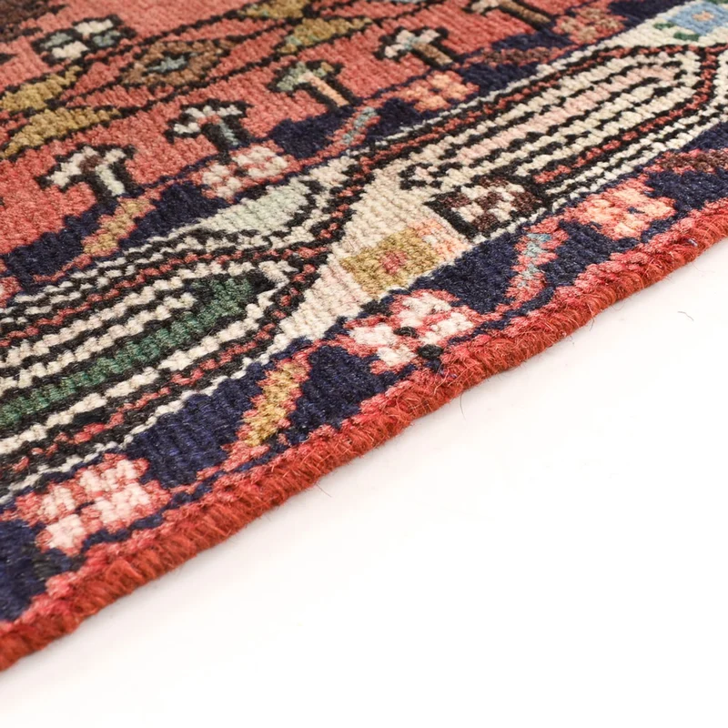 Hamadan Teppich 75x286cm - Perserteppich - hellrot