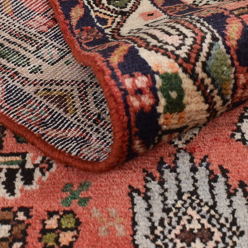 Hamadan Teppich 75x286cm - Perserteppich - hellrot