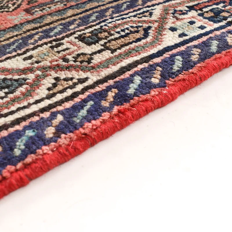Hamadan Teppich 84x290cm - Perserteppich - hellrot