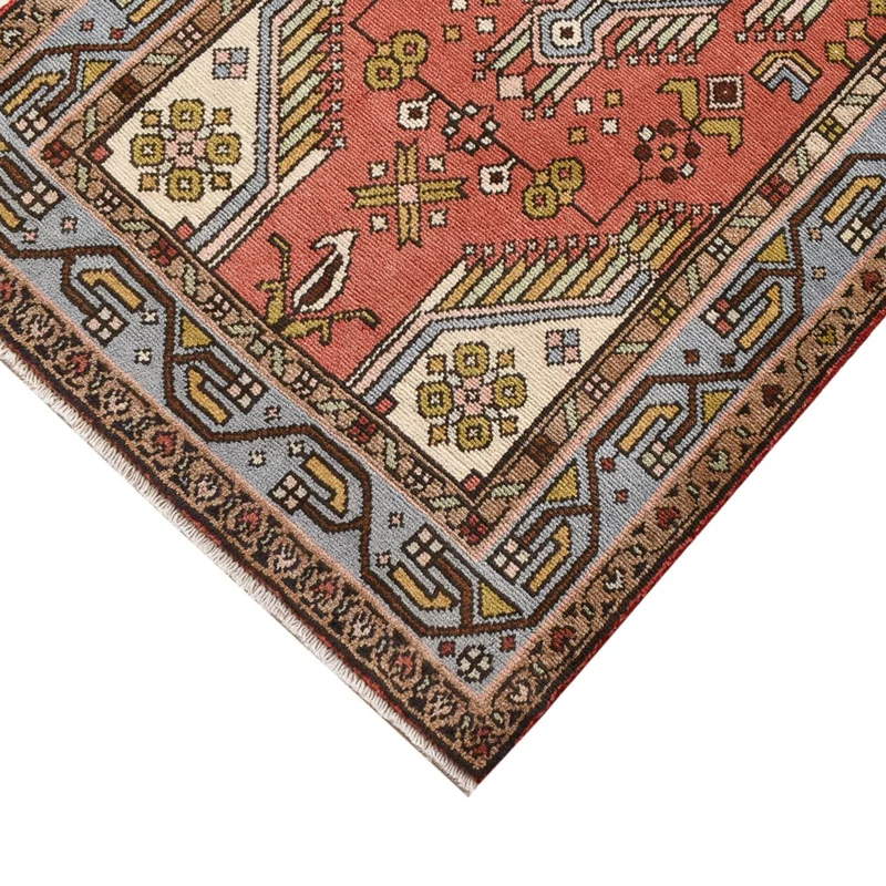Mehraban Teppich 74x292cm - Perserteppich - hellrot