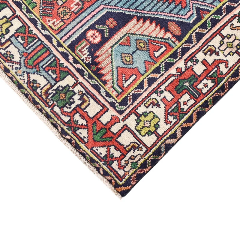 Hamadan Teppich 96x145cm - Perserteppich - rot