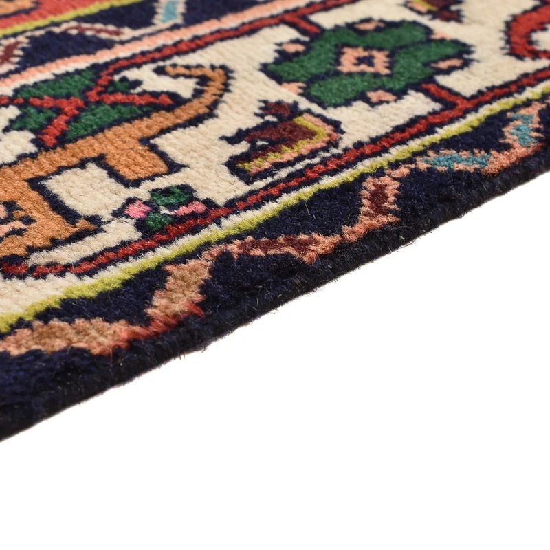 Hamadan Teppich 96x145cm - Perserteppich - rot