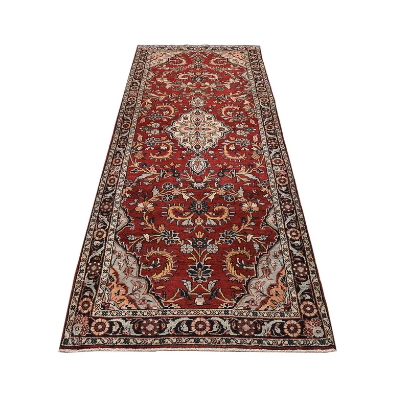 Mehraban Teppich 109x307cm - Perserteppich - dunkelrot