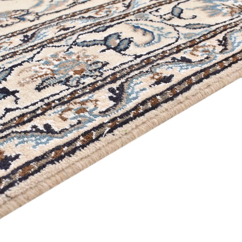 Nain - 12La Teppich 147x195cm - Perserteppich - hellbeige