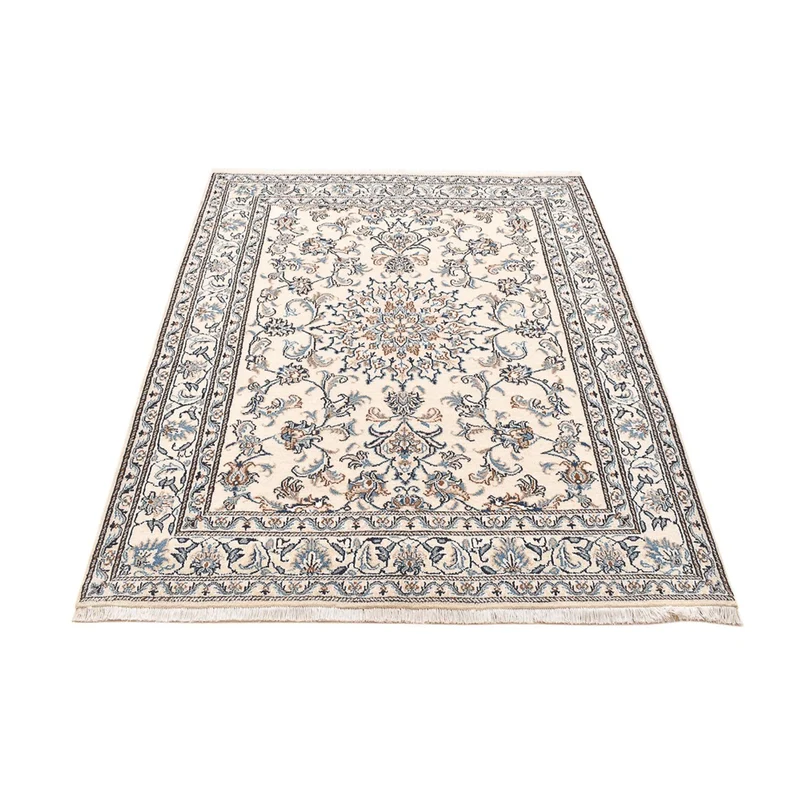 Nain - 12La Teppich 147x195cm - Perserteppich - hellbeige