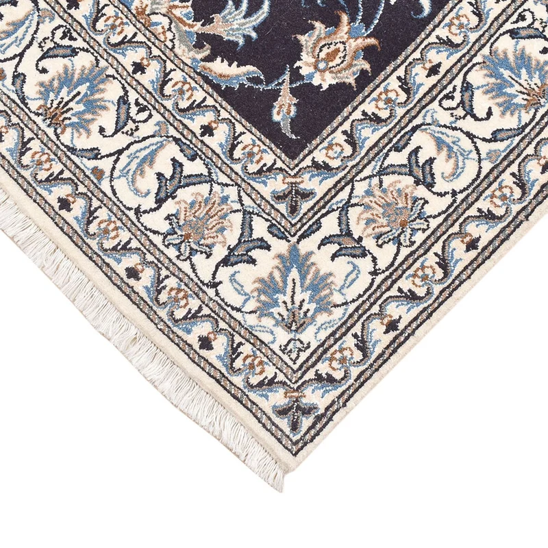 Nain - 12La Teppich 147x195cm - Perserteppich - dunkelblau
