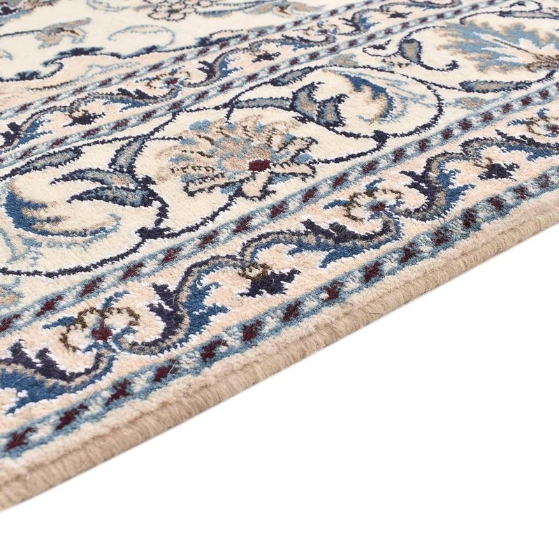 Nain - 12La Teppich 152x207cm - Perserteppich - hellbeige