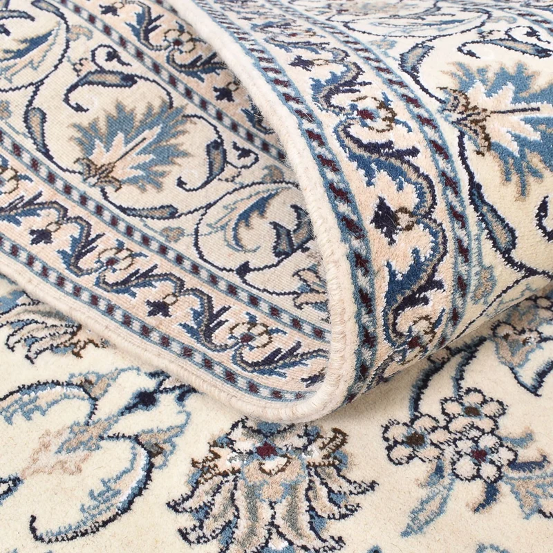 Nain - 12La Teppich 152x207cm - Perserteppich - hellbeige