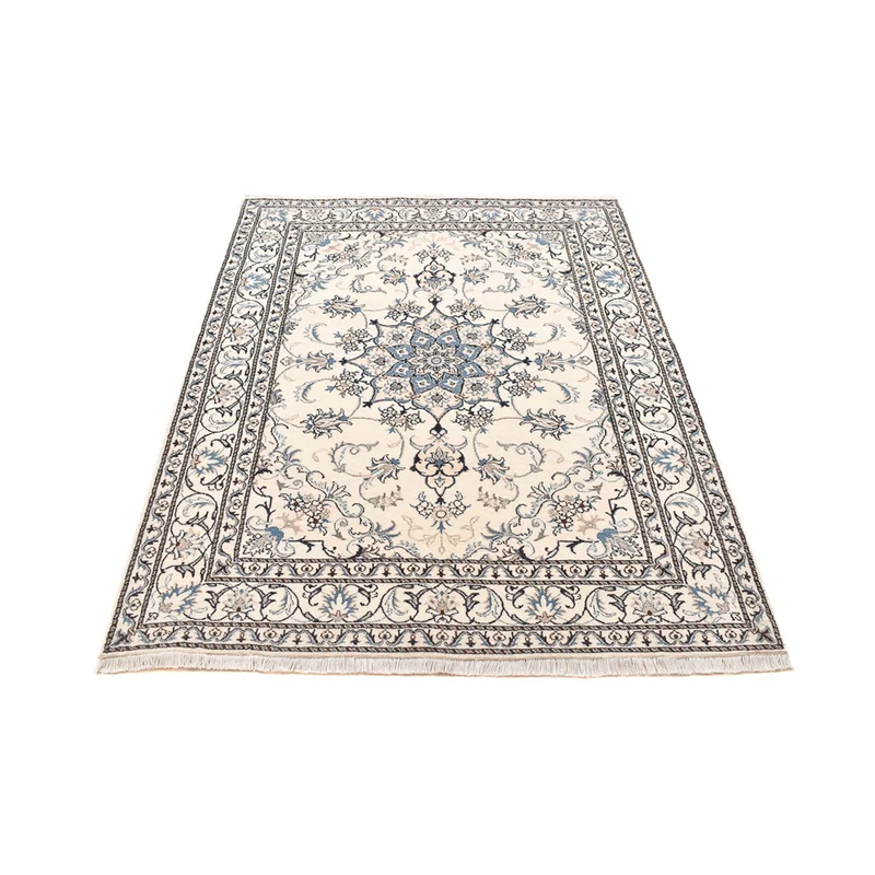 Nain - 12La Teppich 151x204cm - Perserteppich - hellbeige