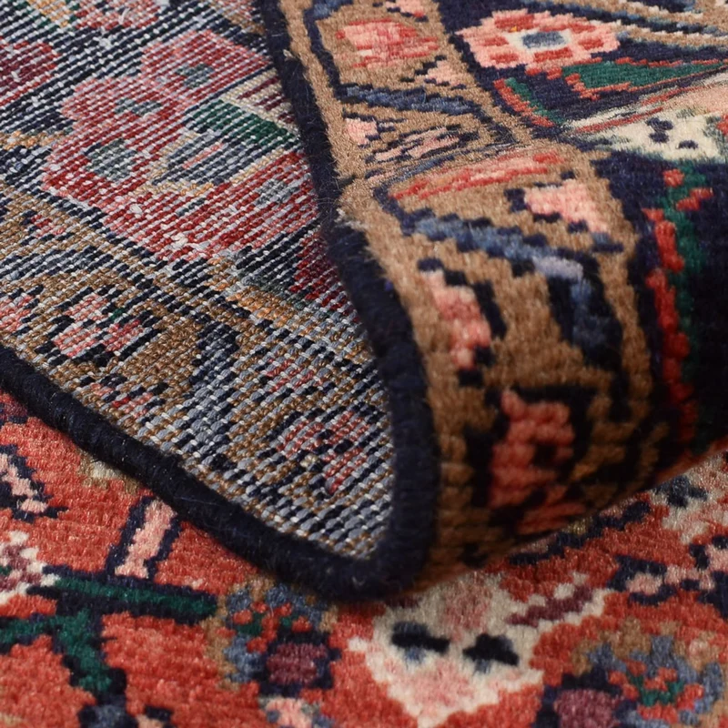 Kolyai Teppich 105x156cm - Perserteppich - dunkelrot