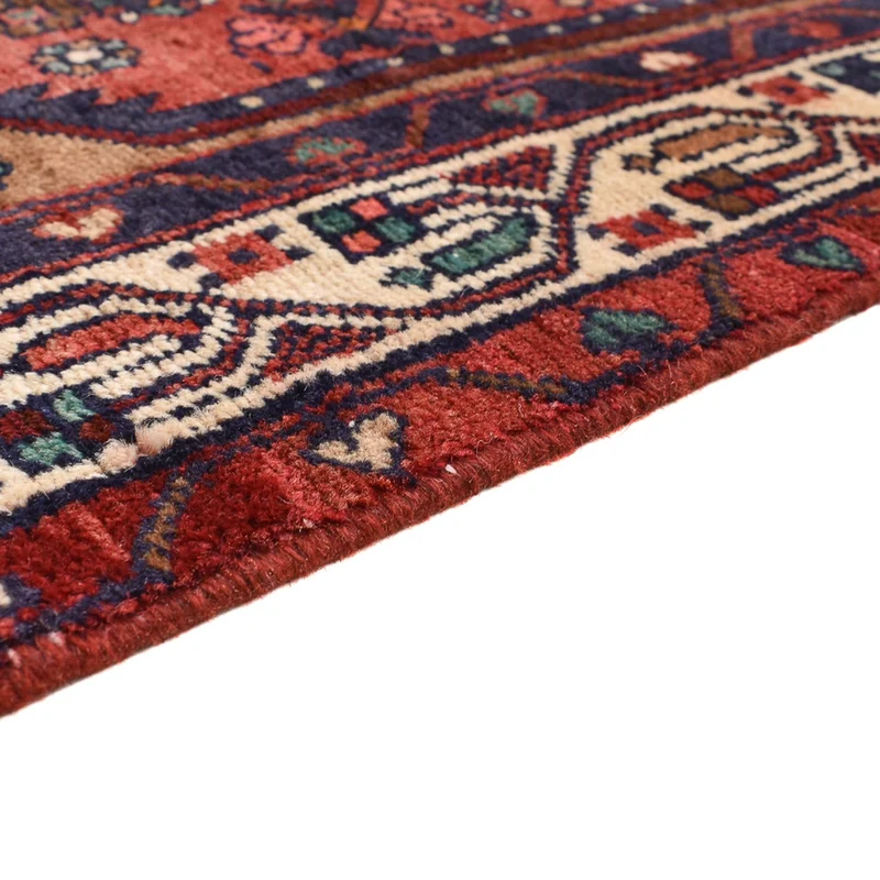 Hamadan Teppich 92x165cm - Perserteppich - hellrot