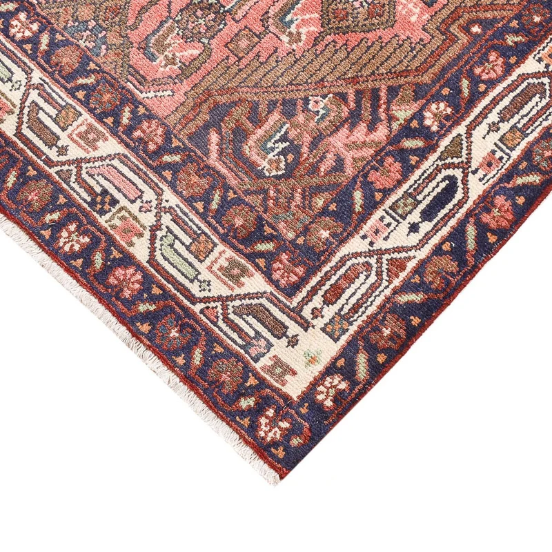 Hamadan Teppich 100x160cm - Perserteppich - hellrot
