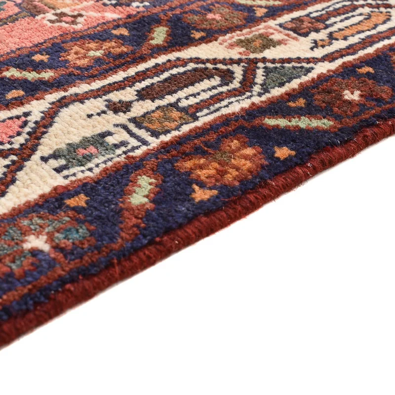Hamadan Teppich 100x160cm - Perserteppich - hellrot